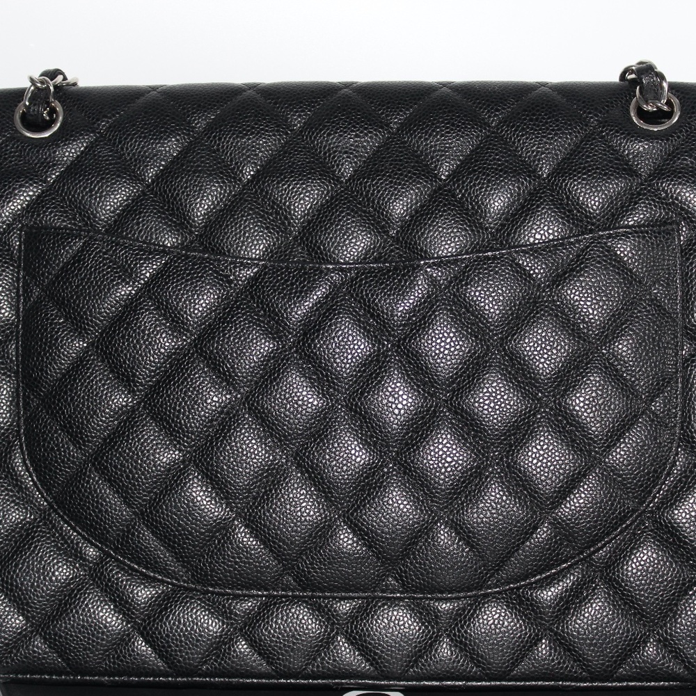 Chanel Caviar Quilted Maxi Double Flap Black - Picture 9 of 16